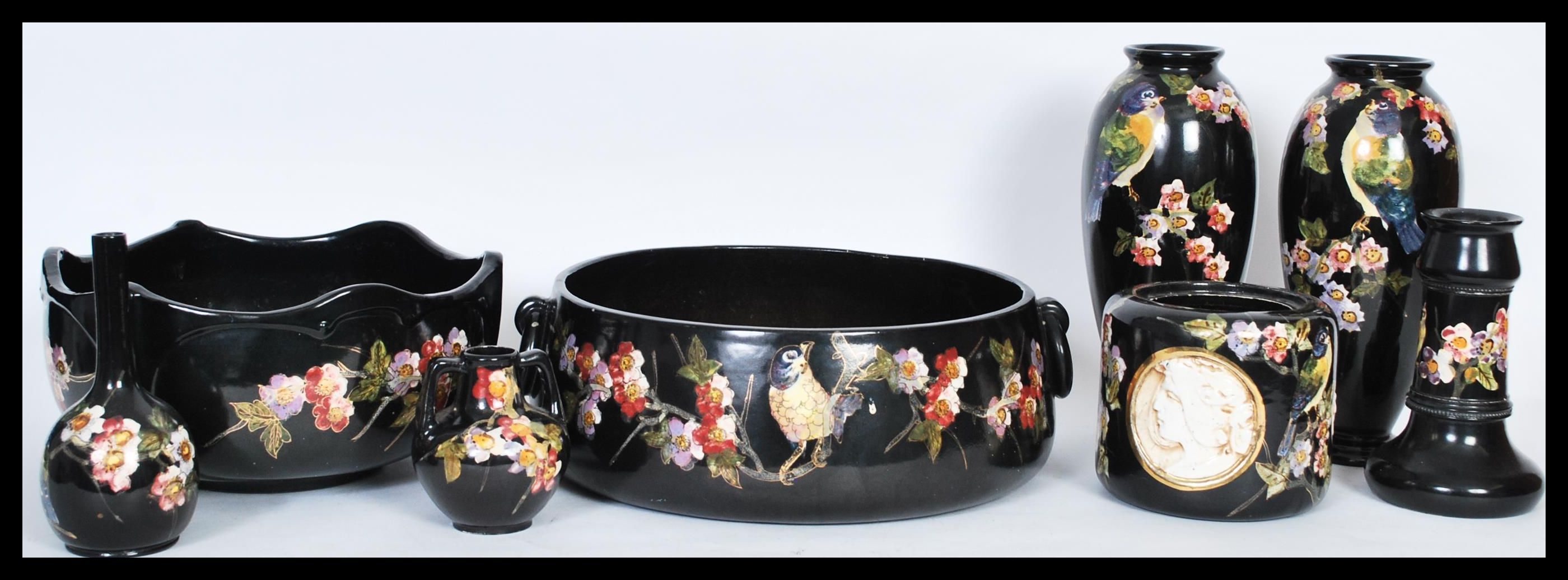 A selection of early 20th Century Bretby Cloisonne