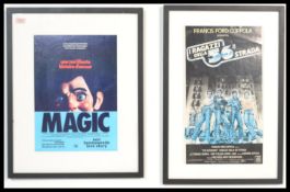 Two late 20th Century vintage film posters to incl