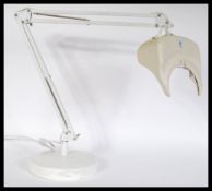 A vintage 20th century anglepoise style desk lamp