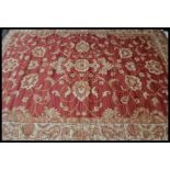 A large Persian floor carpet Ziegler rug having a