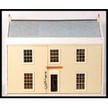 LARGE VINTAGE DOLLS HOUSE & CONTENTS AND FURNITURE