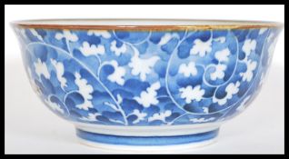 An early 20th Century Chinese blue and white ceram