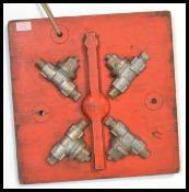 A vintage retro industrial 20th Century pipe mould