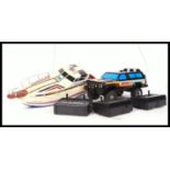 TWO RC RADIO CONTROLLED MOTOR VEHICLES