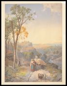 T M Richardson Junior prints (1813-1890 ) - Two pr