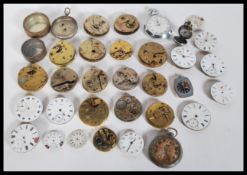 A collection of vintage 20th Century pocket watch