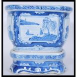 A late 19th / early 20th Century Chinese blue and