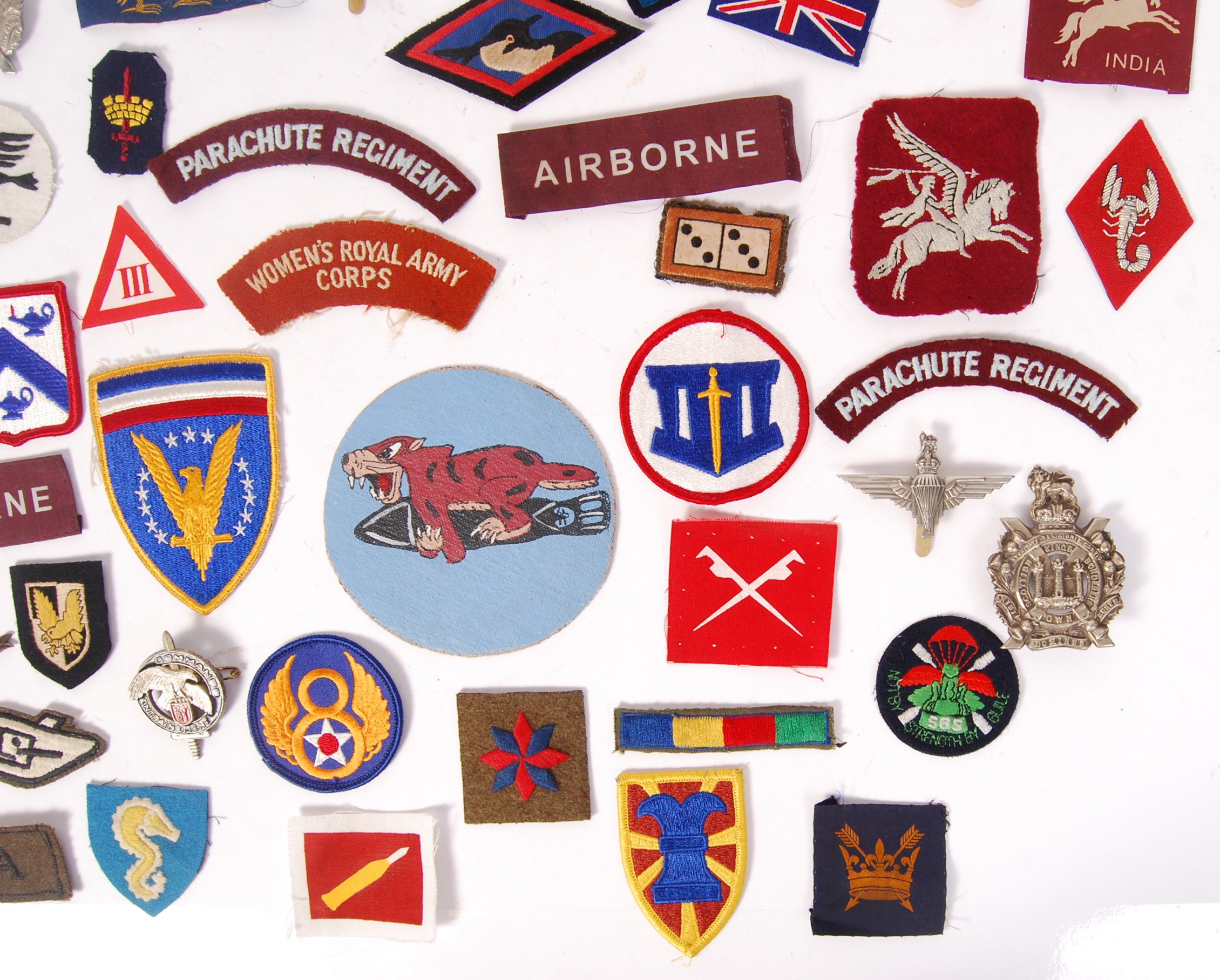 ASSORTED MILITARIA INSIGNIA PATCHES / CLOTH BADGES - Image 5 of 5