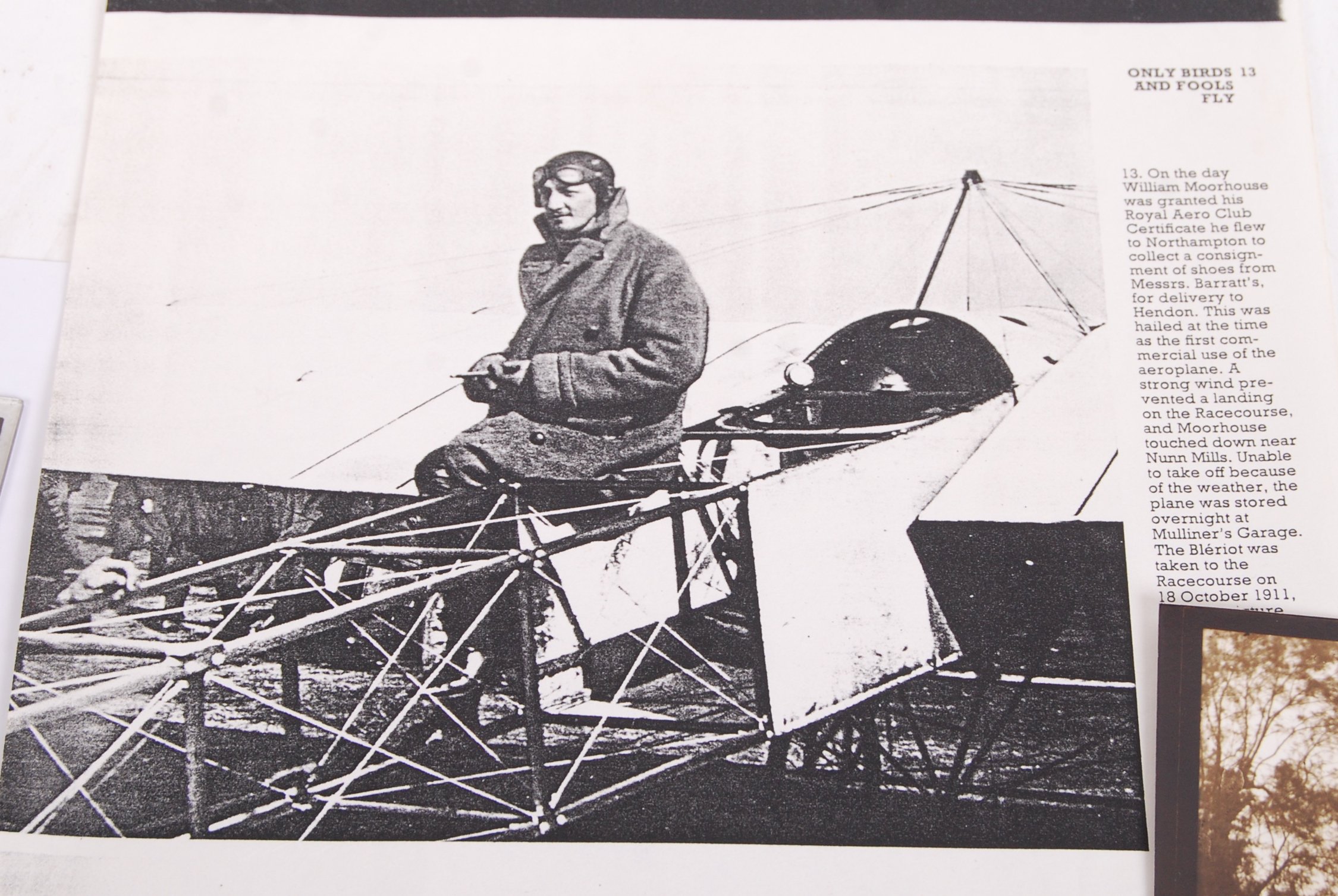 WILLIAM BARNARD MOORHOUSE FIRST COMMERCIAL FLIGHT - Image 3 of 4