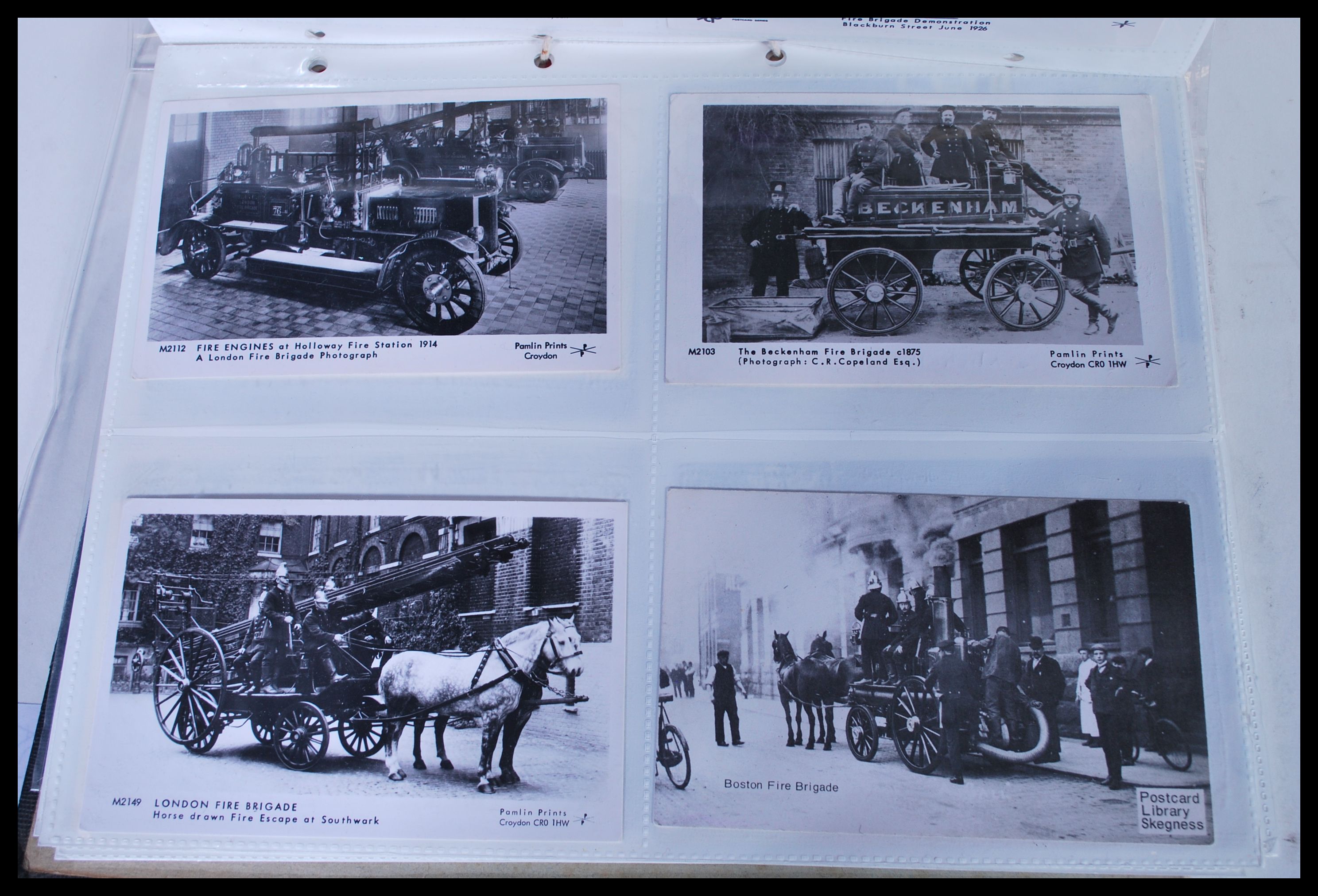 Collection of Fire Service related items. Includes early photos of firemen (x1 Croydon), c1910 - Image 6 of 7