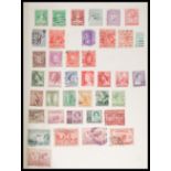 A collection of stamps dating from the early 20th Century collected from all around the world, to