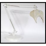 A vintage 20th century anglepoise style desk lamp