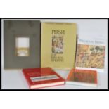 A group of books on antique topics to include An Encyclopedia of Medieval Iberia, Persia The