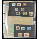 Rhodesia. Collection of stamps with postal history, postcards and First Day Covers FDC's