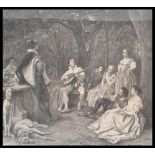 Abel Mignon after Meissonier - An early 20th Century engraving after the antique entitled Le / The