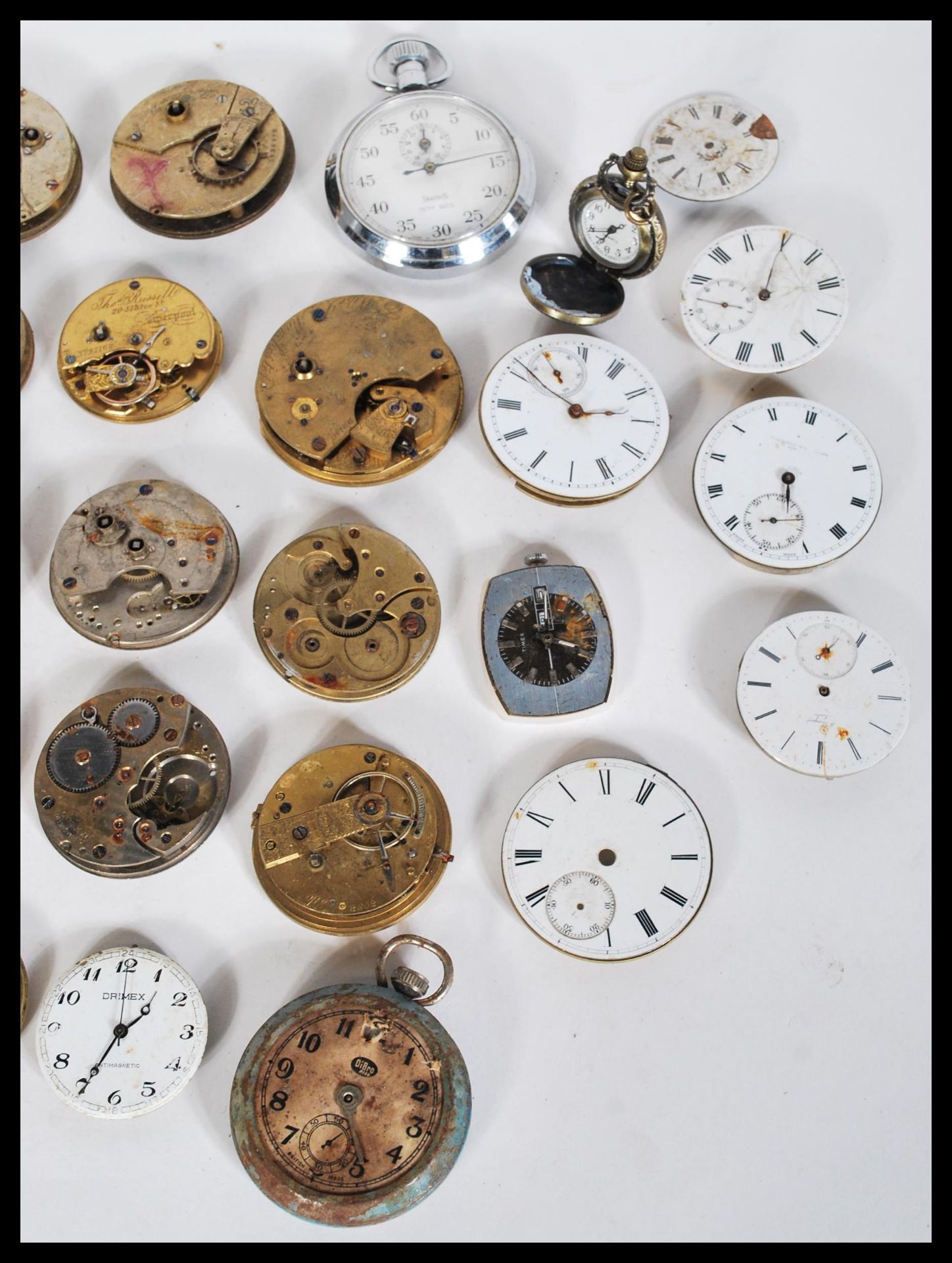 A collection of vintage 20th Century pocket watch - Bild 4 aus 4