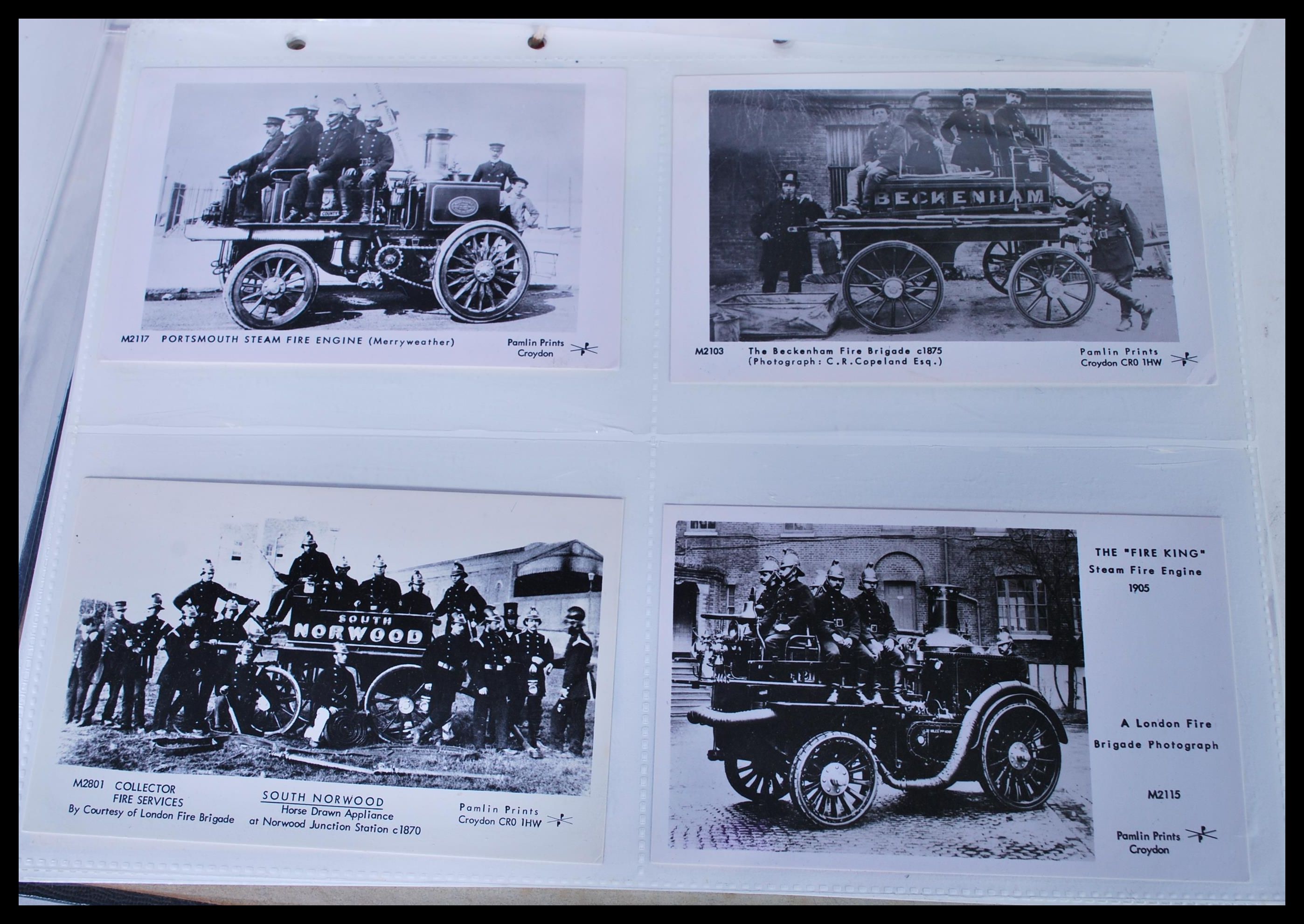 Collection of Fire Service related items. Includes early photos of firemen (x1 Croydon), c1910 - Image 5 of 7