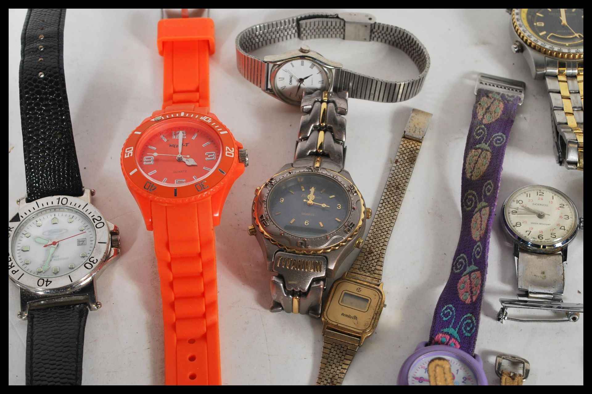 A collection of contemporary watches Ingersoll, Timex, Casio, Field and Stream Aviator, Persio, - Bild 4 aus 5