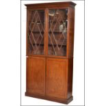 18TH / 19TH CENTURY GEORGE III MAHOGANY LIBRARY BO