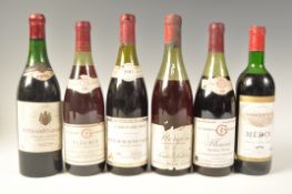 5 VINTAGE RED WINES TO INCLUDE 1966 NUITS SAINT GE