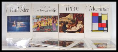 A collection of artistic books to include Paul Klee, French Impressionists, Titan etc all from a