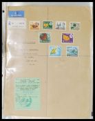 Rhodesia. Collection of stamps with postal history, postcards and First Day Covers FDC's