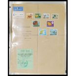 Rhodesia. Collection of stamps with postal history, postcards and First Day Covers FDC's