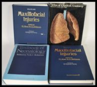 A set of anatomical books to include ' The Atlas of Clinical Anatomy ' by Richard S Snell along with