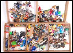 LARGE ASSORTMENT OF ACTION FIGURE ACCESSORIES AND WEAPONS
