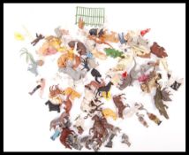 ASSORTED BRITAINS AND OTHER TYPE PLASTIC AND LEAD ANIMALS