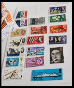 A collection of world stamps, most dating from the mid 20th Century to include stamps from Great
