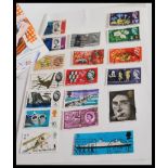 A collection of world stamps, most dating from the mid 20th Century to include stamps from Great