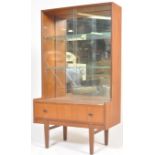 RETRO VINTAGE 1970'S DANISH INFLUENCE DISPLAY CABINET