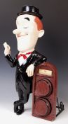 STAN LAUREL LICENSED MERCHANDISE FIBERGLASS BOTTLE STAND FIGURE