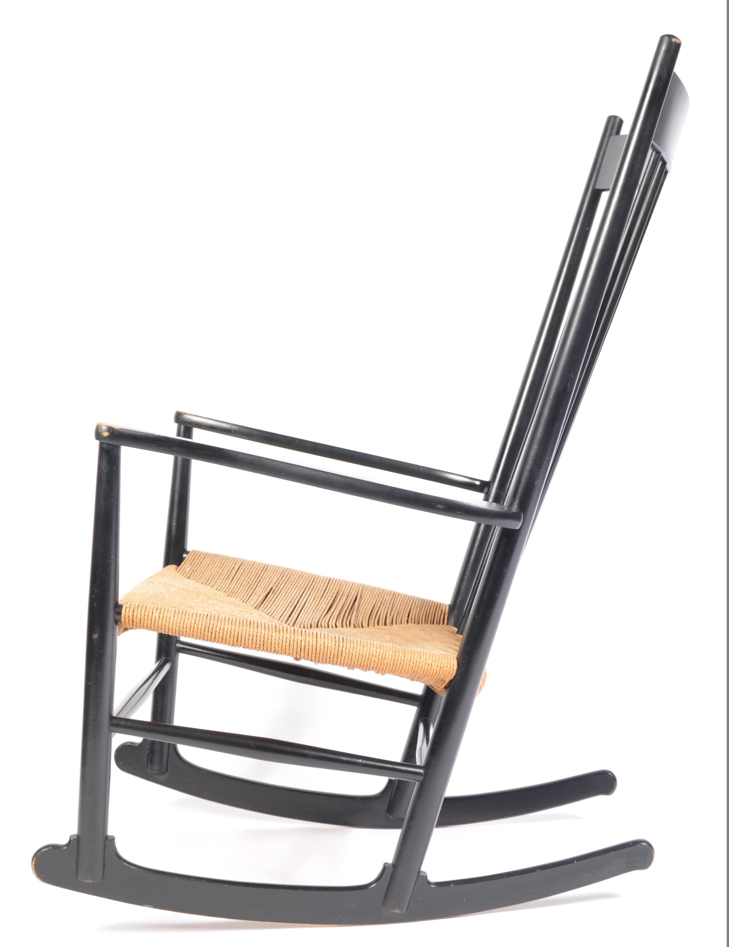 HANS WEGNER 20TH CENTURY ASH ROCKING CHAIR - Image 4 of 5