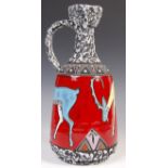 EXCEPTIONAL VINTAGE BELIEVED SAN MARINO POTTERY FAT LAVA WATER JUG