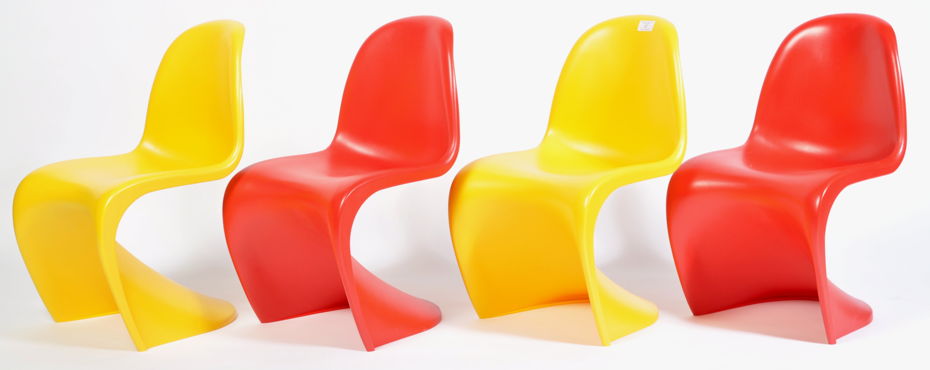 AFTER VERNER PANTON A CONTEMPORARY SET OF KIDS ' S ' CHAIRS