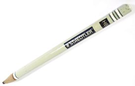 OVERSIZE STAEDTLER STYLE HANDMADE AND PAINTED WOODEN PENCIL