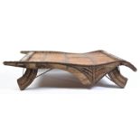 20TH CENTURY ANTIQUE VINTAGE INDIAN OX CART COFFEE TABLE