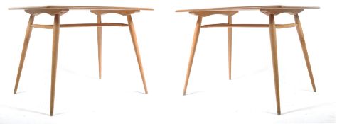 ERCOL 393 1970'S BEECH AND ELM BREAKFAST TABLE BY LUCIAN ERCOLANI