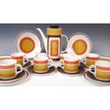 G&J MEAKIN POTTERY LTD MERIDIAN STUDIO COFFEE SERVICE