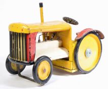 20TH CENTURY RETRO VINTAGE FAIRGROUND SCRATCH BUILT TRACTOR