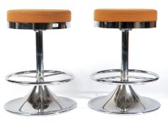 LATE 20TH CENTURY BRITISH TULIP BAR STOOLS BY PST SEATING