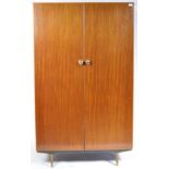 MID 20TH CENTURY RETRO VINTAGE TEAK COMPACTUM WARDROBE