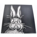 LUCAS ANTICS RAMPANT RABBIT GRAFFITI ART PAINTING BY ALEX LUCAS