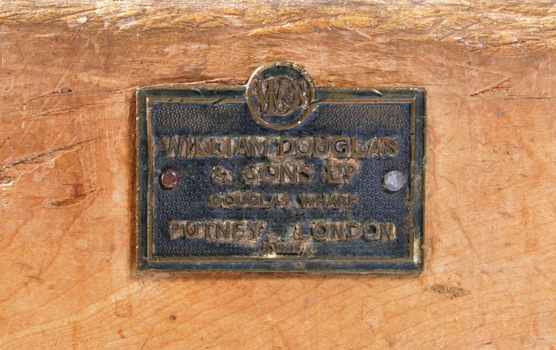 SUPERB 20TH CENTURY WILLIAM DOUGLAS & SONS LTD BUTCHERS BLOCK - Bild 4 aus 6