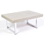 GORDON RUSSELL PRESTIGE COFFEE TABLE BY ROY LEIGH % TREVOR CHINN