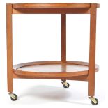 SIKA MOBLER DANISH TEAK WOOD RETRO VINTAGE COCKTAIL TROLLEY