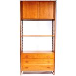 VINTAGE LADDERAX SHELVING UNIT / ROOM DIVIDER MADE BY STAPLES