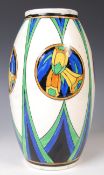 BOCH FRERES LA LOUVIERE D.1113 ART DECO VASE BY CHARLES CATTEAU